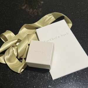 Van Cleef & Arpels Box with Gold Ribbon